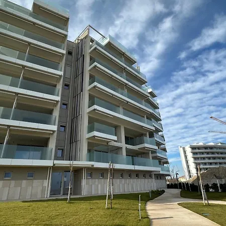 Se125 - Senigallia, Esclusivo Trilocale Fronte Mare Con Piscina Apartment *